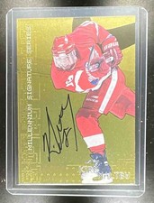 1999-00 Be a Player Millennium Signature Series Gold Auto Kirk Maltby