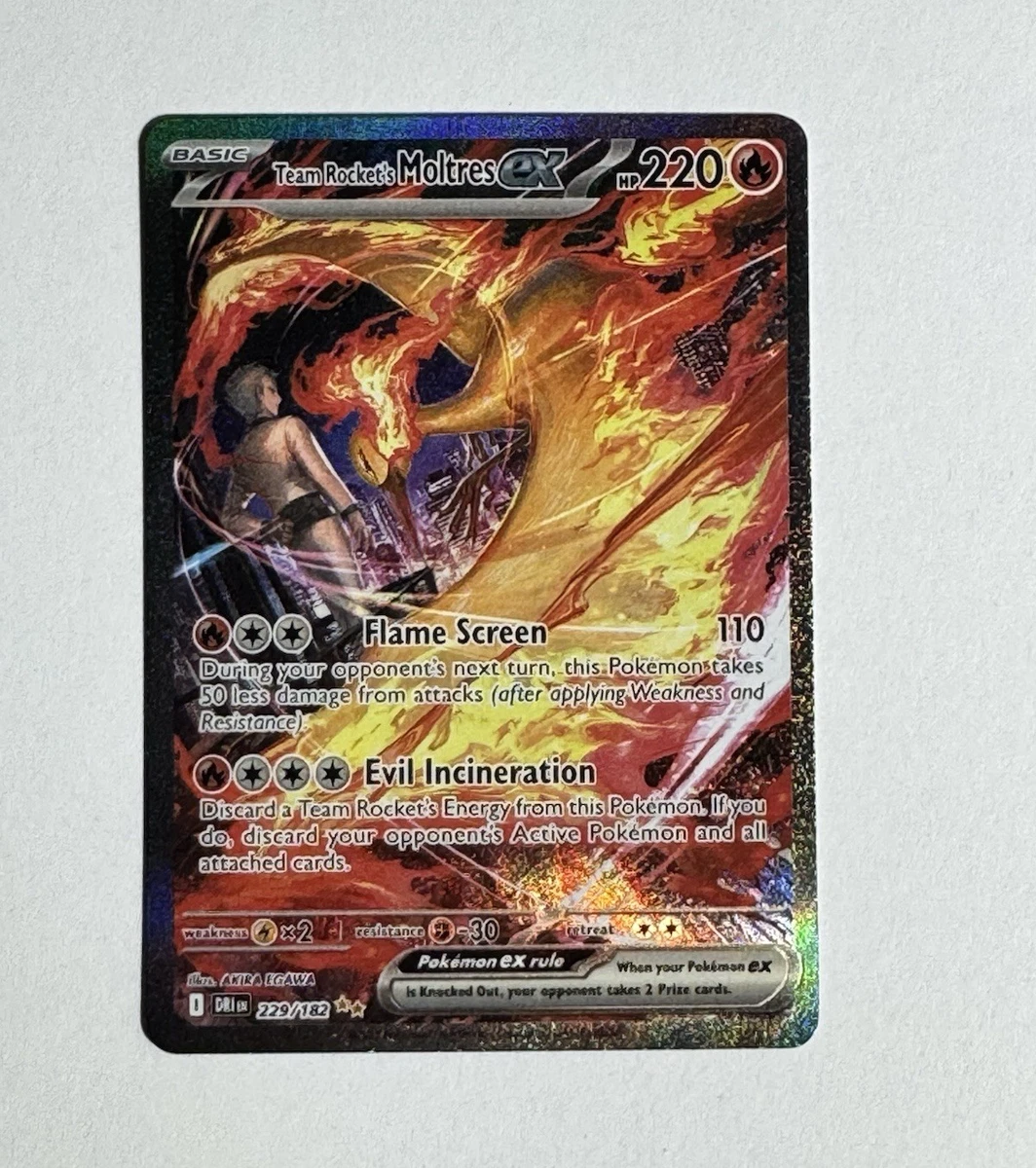Team Rocket's Moltres Ex Pokémon TCG Cards for sale | eBay
