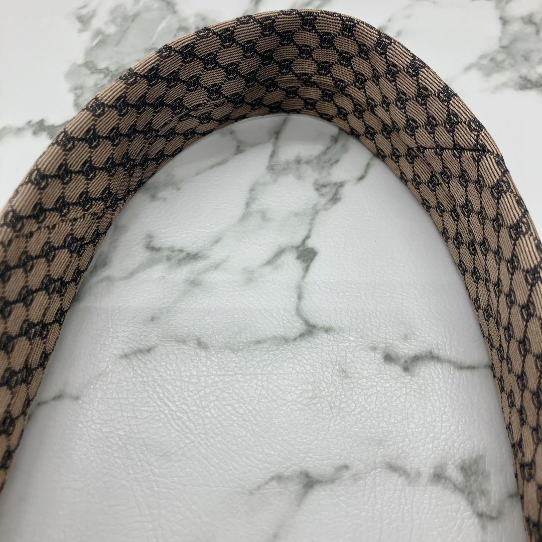 Gucci Necktie GG Pattern Interlocking Very Good C… - image 6