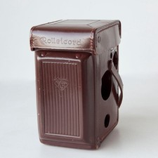 Rollei Rolleicord Leather Case - Made in Germany - READ
