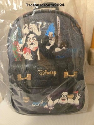 WondaPOP LIMITED EDITION Villains Ursula Hades Mini Backpack Black Light Series