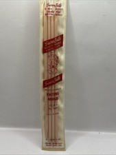 Vintage Susan Bates 11411 Whisper Smooth size 10 -10  knitting needles Luxite