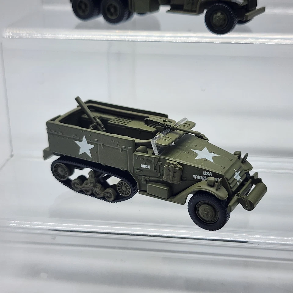 Johnny Lightning Brigade WWII GMC 6x6 M1A1 танк Окинава половина грузовика комм грузовик - Изображение 4 из 4