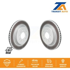 Rear Coated Disc Brake Rotors Pair For Cadillac CT4 KG-102053