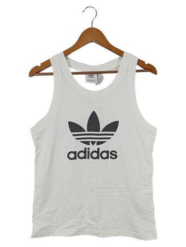 ADIDAS Top Uomo Bianco Sportivo con Logo (INT XS)