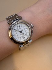 Cartier Pasha c big date steel automatic unisex watch 137084PB