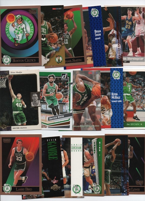 171 Card Lot of BOSTON CELTICS  - No Duplicates McHALE, PARRISH, BROWN, BIRD...