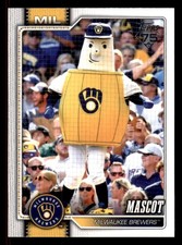 Barrelman 2026 Topps Mascots #M-27 Milwaukee Brewers