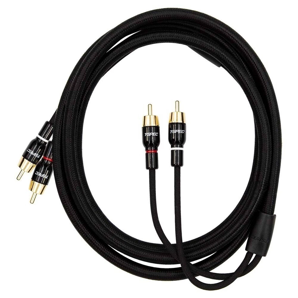 Metra Heise T-Spec V16RCA-62 6ft RCA Cable 16AWG Shielded Audio Interconnect - Image 4 of 4