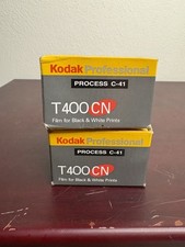 Lot Of 2 - KODAK T400 CN BLACK WHITE 35MM FILM 36 EXPOSURES EXP. 2003 - NOS