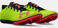 Under Armour UA Kick Distance 4 Track Spikes Mens Size 9.5 Women  s Size 11