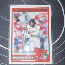 Score 2025 Shedeur Sanders Colorado Buffaloes Rookie #2 Football Trading Card