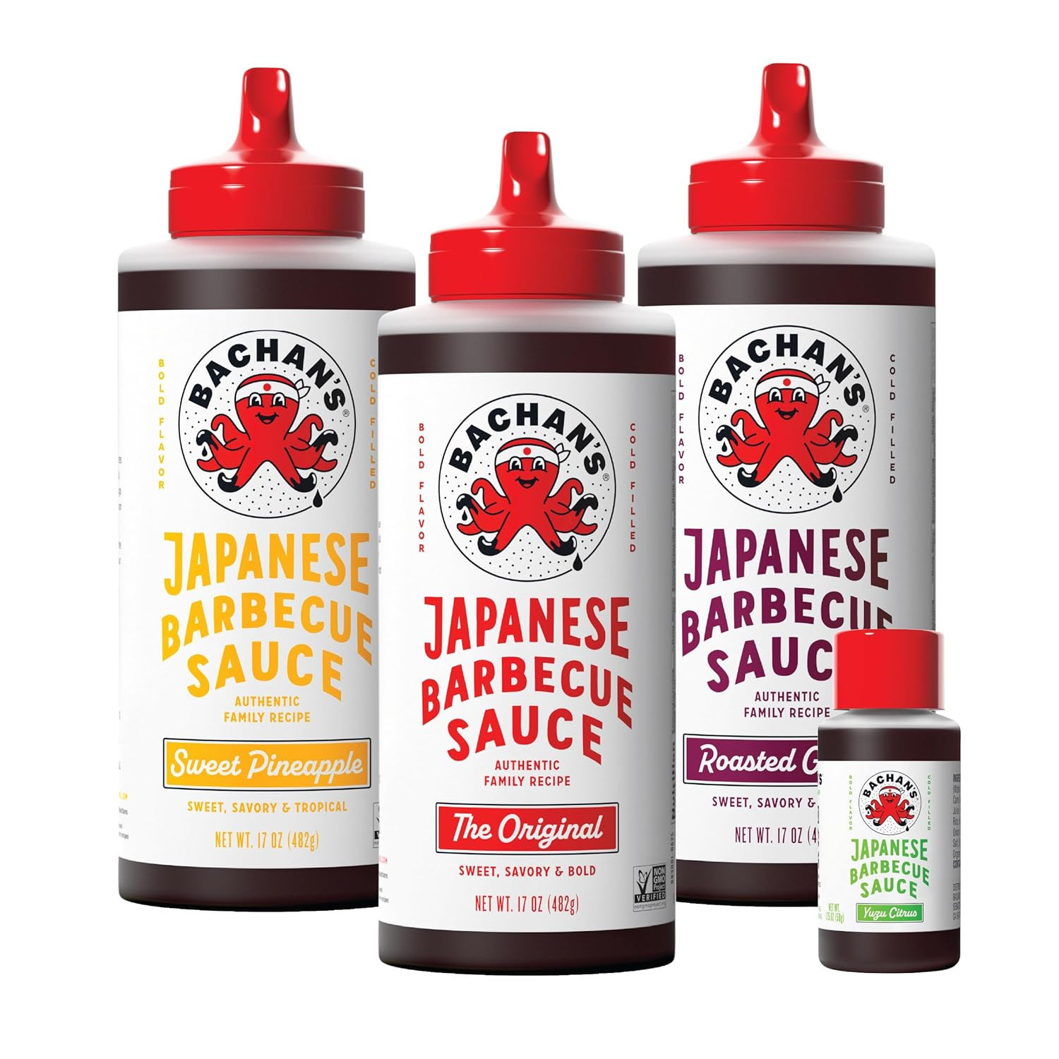 4 Pack - 1 Og, 1 Spicy, 1 Yuzu Citrus, 1 Sweet Honey Min