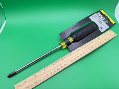NEW Klein Tools 603-6 #3 Phillips Screwdriver 6  Round Shank & Cushion Grip USA.