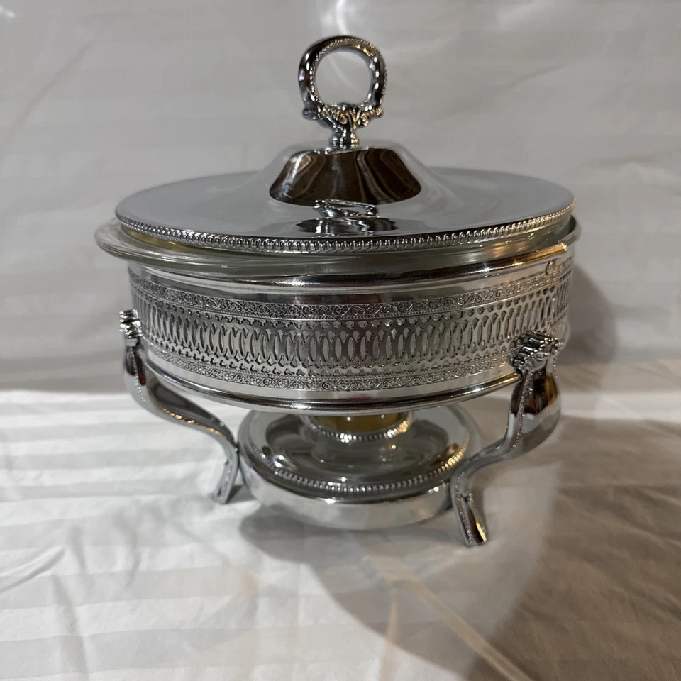 Plato de frotamiento vintage con tazón Pyrex de 2 cuartos de galón Foto 3 de 4