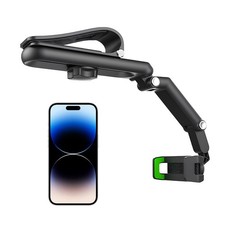 Rotatable and Retractable Car Phone Holder - 1080 Multifunction Sun Visor Uni...