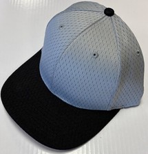 New Richardson Pro Mesh Adjustable Hat, Grey/Black, MD-LG