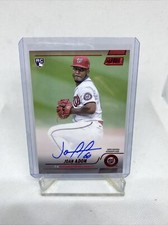 Joan Adon 2022 Topps Stadium Club Red Foil Autograph /50 #SCBA-JAD Rookie RC