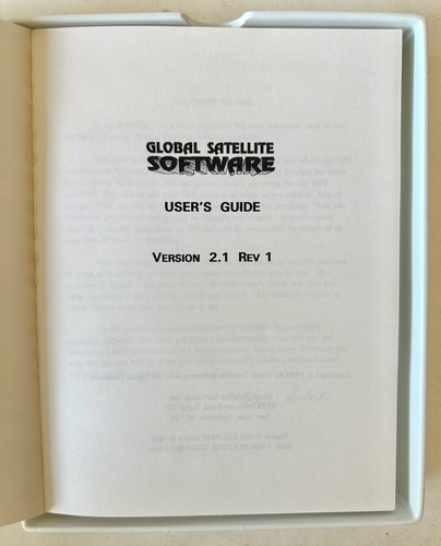 Global Satellite Software GPS Planning Software SPS Version 2.11 Diskette 101294 - Picture 6 of 8