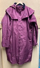 Lighthouse Outback Full Length Waterproof Rain Coat Country Plum 24 (leeds S/c)
