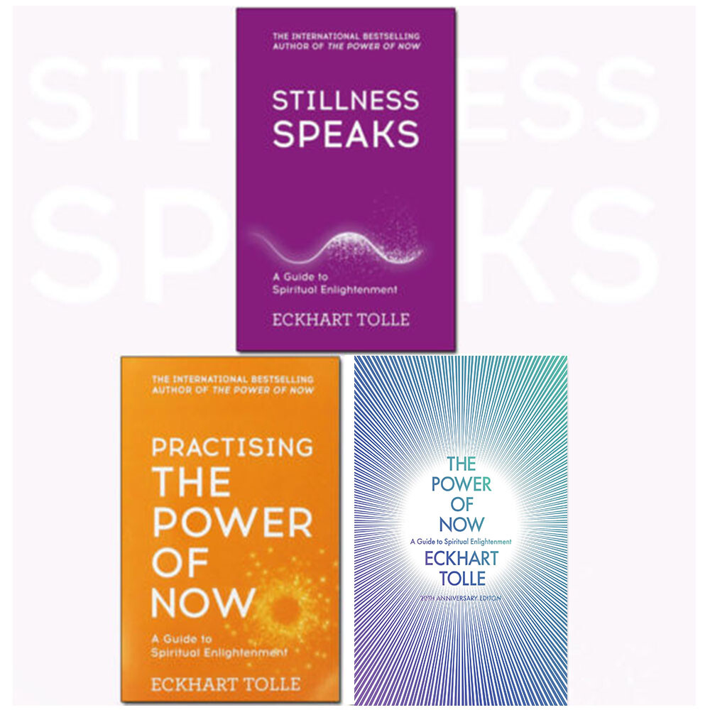 The Power of Now Stillness Speaks By Eckhart Tolle 3 Books Collection Set NEW