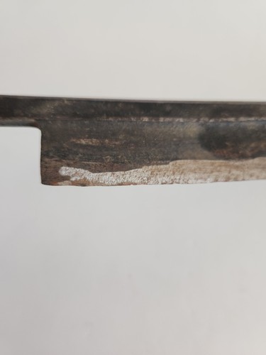 Vintage PS&W Co. No. 1 Extra Folding Draw Knife 10” Blade Wooden Handles - Picture 5 of 13