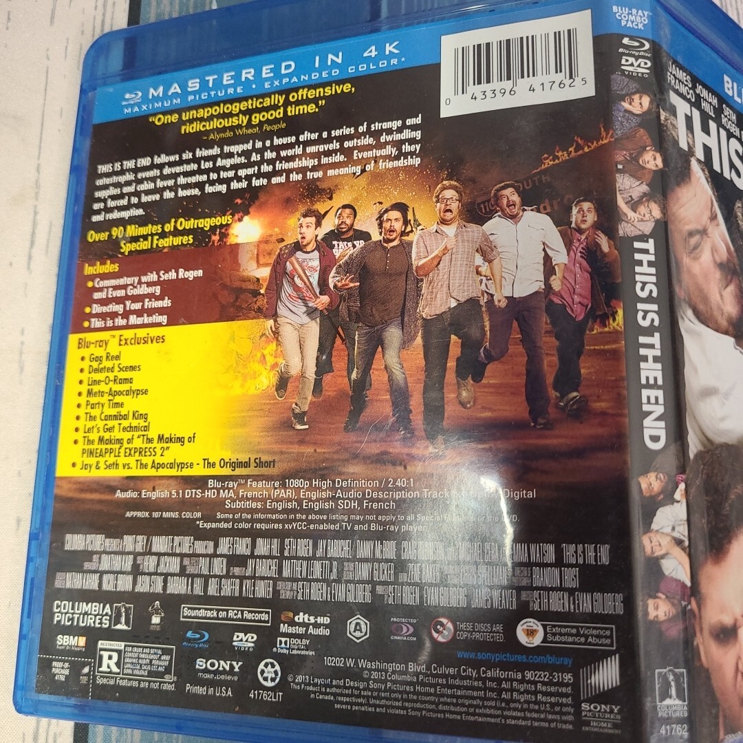This Is the End (Blu-ray, 2013) VERY GOOD CONDITION