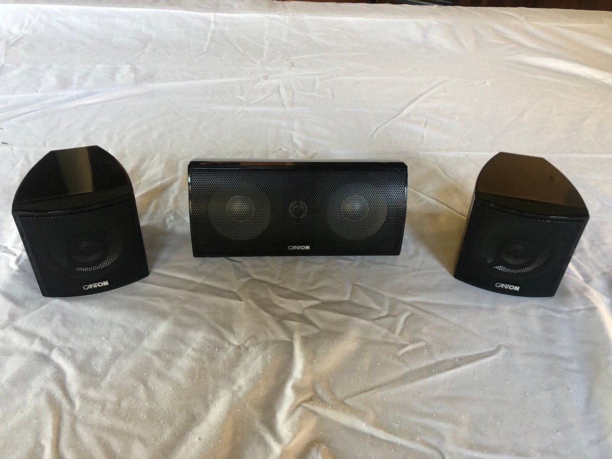 【チェコ製】　高音質　スピーカー　CANTON PLUS X.3 3個セット チェコ製】 高音質 スピーカー CANTON PLUS X.3 3個セット