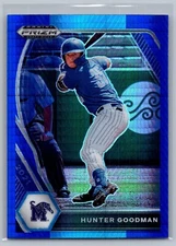 2021 Panini Prizm Draft Picks - #PDP109 Hunter Goodman ~ Hyper/Carolina Blue