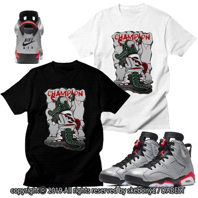 jordan 6 reflections of a champion shirt