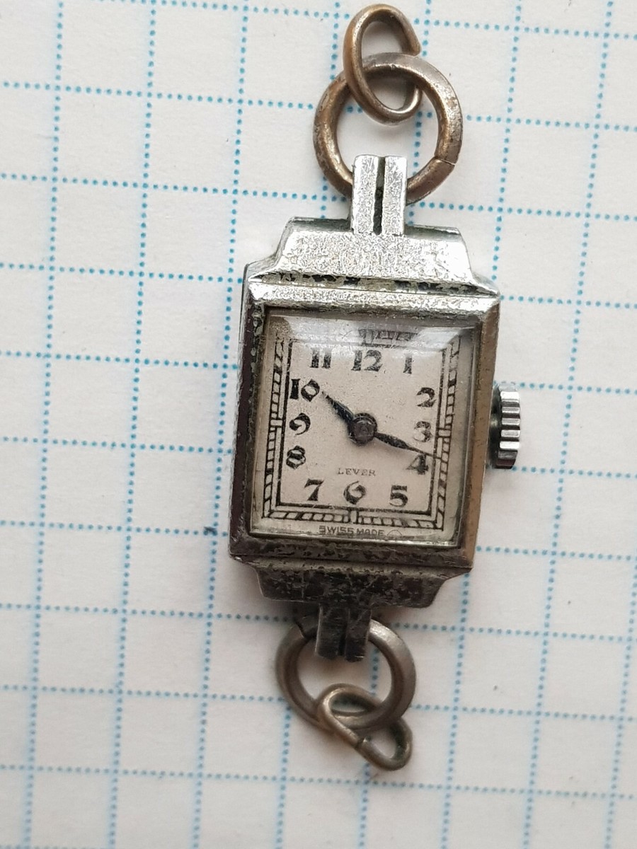 Vintage Swiss Watch Women Rare LEVER Old Model Classic Small  display picture 3