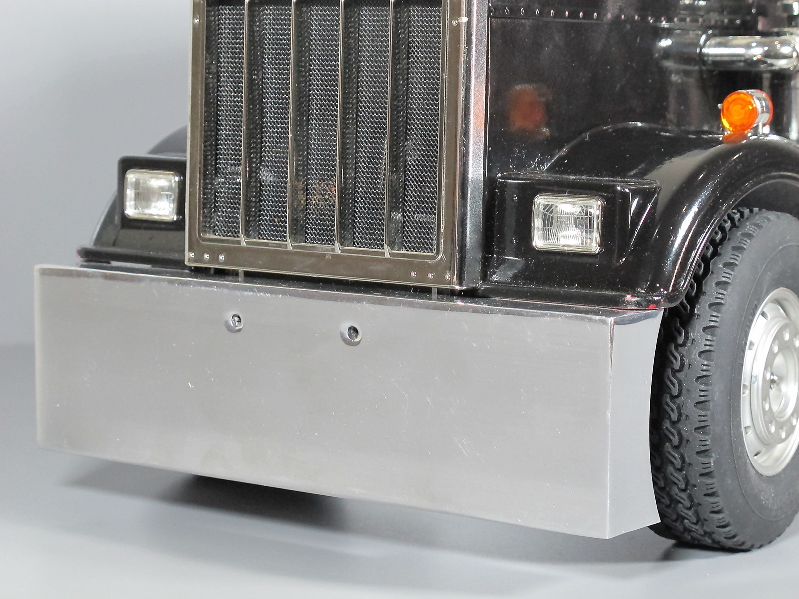 Alluminio Anteriore Inferiore A Stile Paraurti Tamiya 1/14 RC - Foto 11