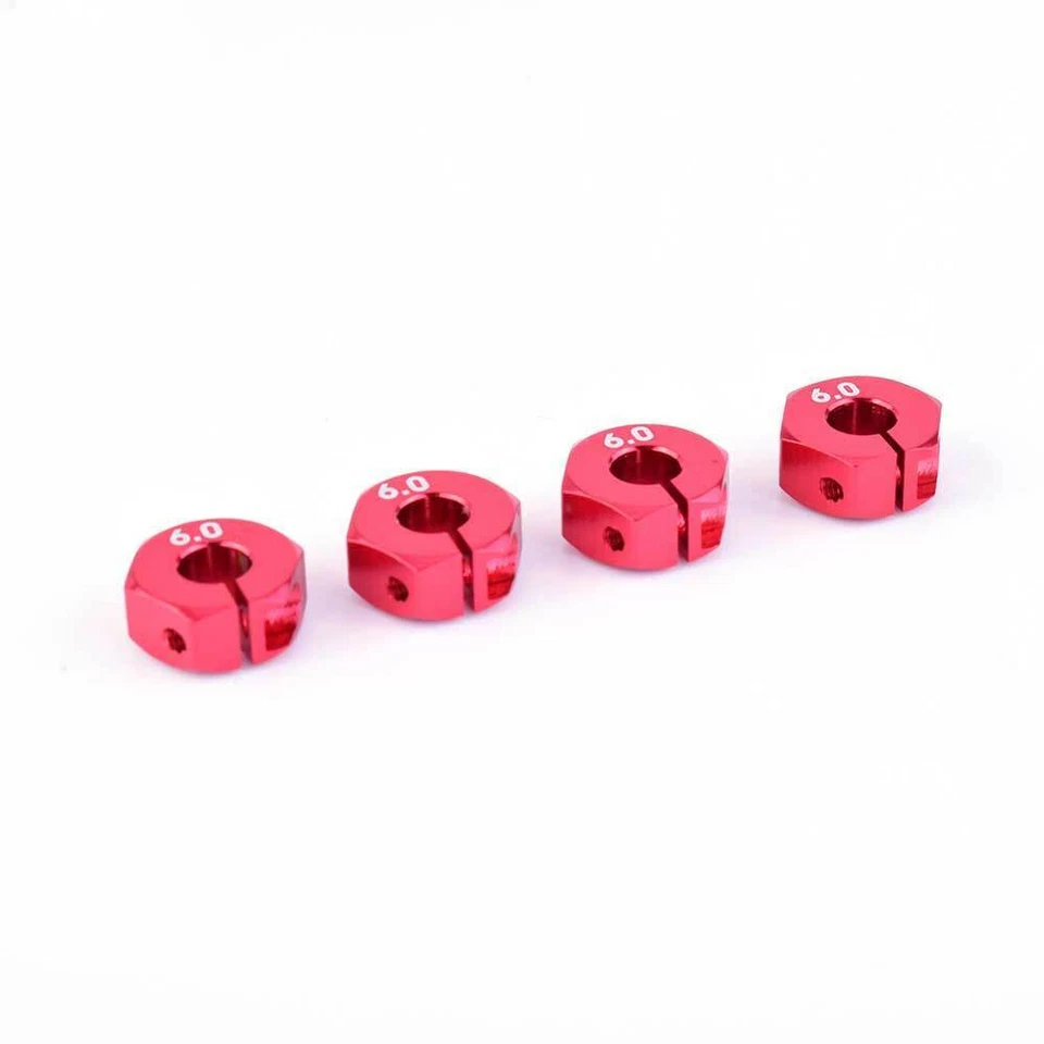 4x 6mm Wheel Hex 12mm Drive+Pins & Amp für Schrauben HSP HPI Tamiya 1:10 RC Car - Bild 3 von 4