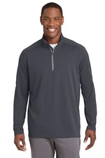 ST860 Sport-Tek Sport-Wick Textured 1/4-Zip Pullover