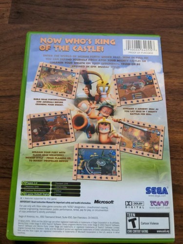 Worms Forts: Under Siege (Microsoft Xbox, 2005) - Picture 2 of 4