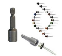 1/4 Stecknuss Bit 8 Mm Magnetisch FüR Edelstahlschrauben Sechskant Schrauben