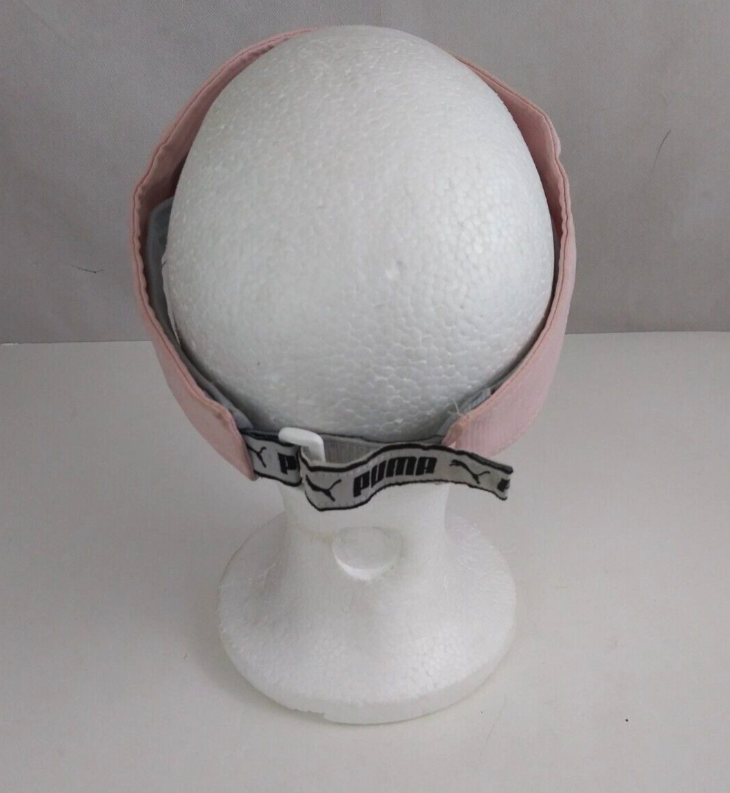 Puma Women's Solid Light Pink Adjustable Visor - image 4