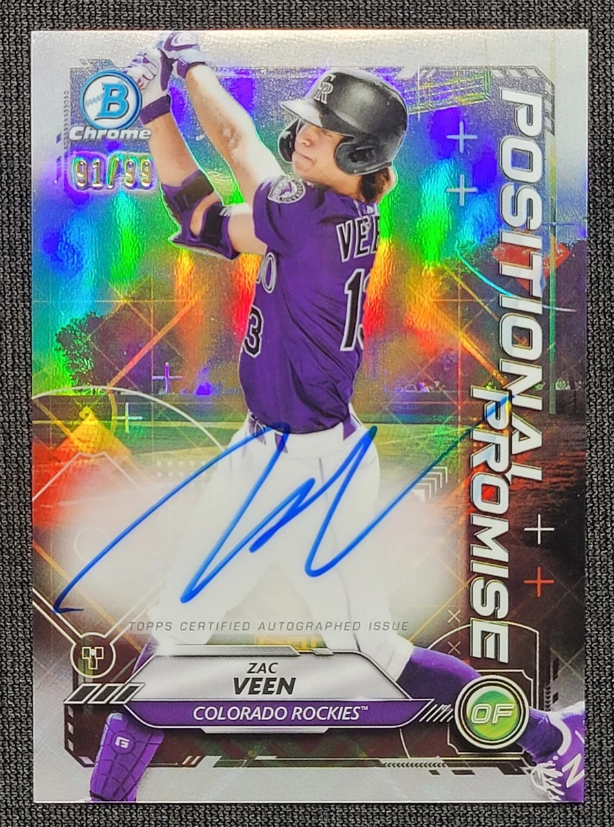 その他 bowman2021 ZAC VEEN atomicrefractor auto Las mejores ofertas en 2021 Bowman - Zac Veen #POSP-ZV | eBay
