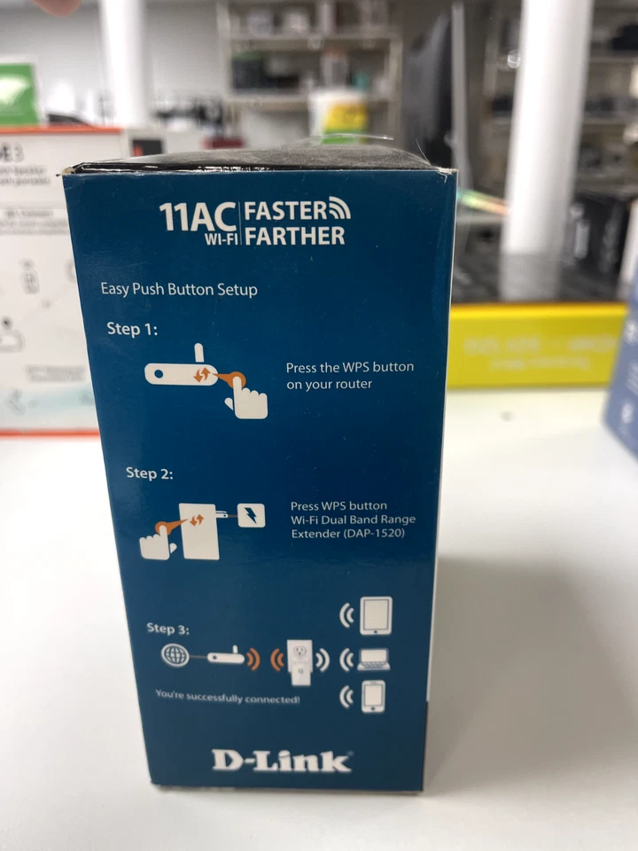 D-Link DAP-1520 Wireless AC 750 Access Point Range Extender WiFi Signal Repeater - Image 4 of 4