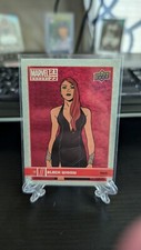 2021-22 Upper Deck Marvel Annual Red Parallel Black Widow #8