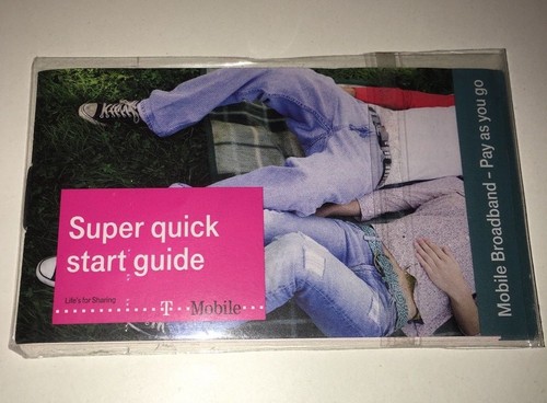 T-Mobile SIM 12 Months Internet. Can be used for Calls/Texts. Plug & Play!