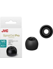 JVC EPFX12 Spiral Dot Pro Earpieces   2 Set of 4 Ear Tips, Sizes Small Through