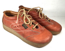 Sears Roebucks Vintage Womens Brown Leather Shoes Size 4.5-5 Women