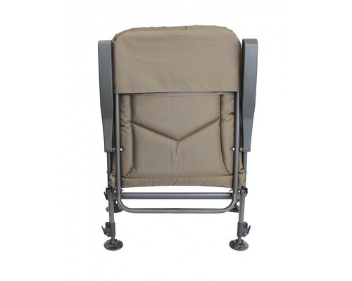 ZFISH DELUXE GRN CHAISE DE PÊCHE CARPE RECLINABLE REMBOURRÉE ANGLER A0442 - Photo 5/8