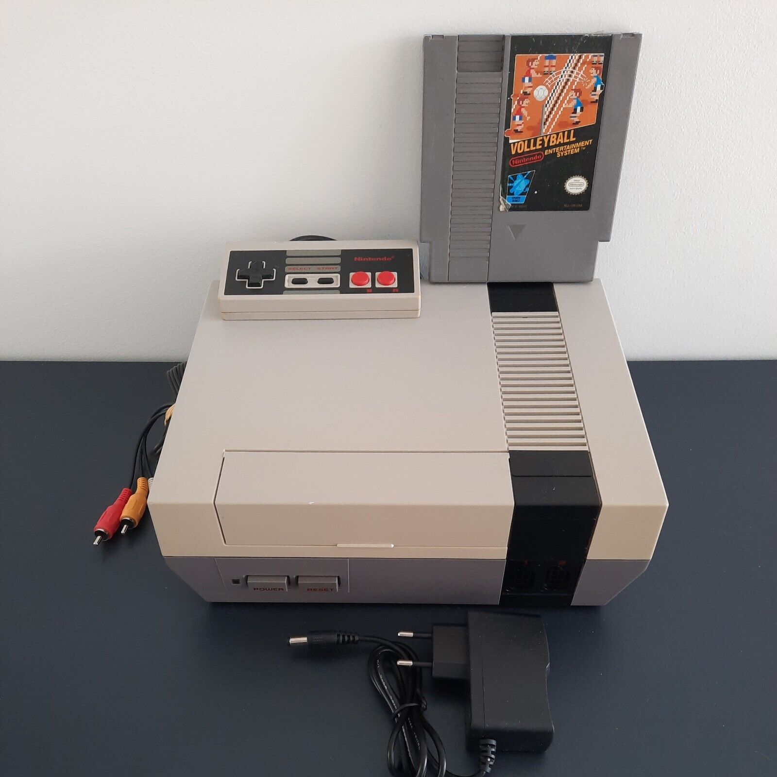 Console Nintendo nes avec câble manette jeu - retrogaming - vintage