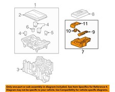 GM OEM 17-19 Sierra 1500 Electrical Fuse Relay-Distribution Box 84354721
