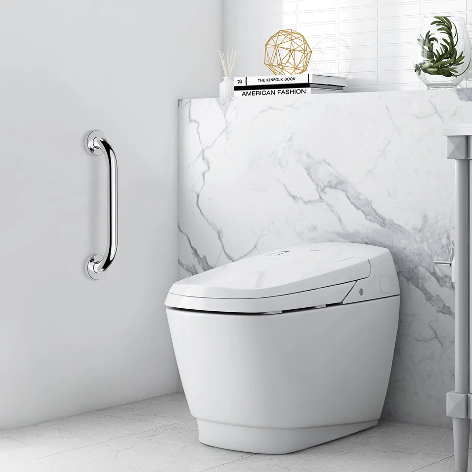 Paquete de 2 manijas de ducha de seguridad para baño de acero inoxidable para ancianos Foto 4 de 4