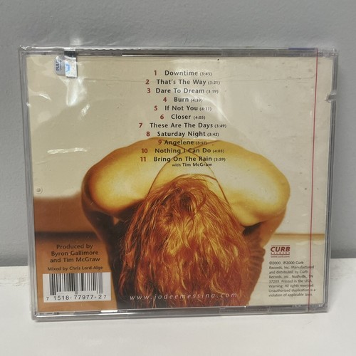 Burn Jo Dee Messina Country Music CD - NEW & SEALED w/ Tim McGraw 2000 - Picture 2 of 5