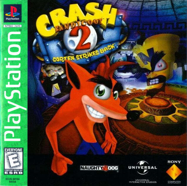 Crash Bandicoot 2:Cortex Strikes Back Playstation 1 PS1 Game For Sale