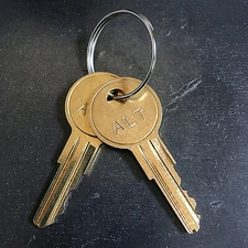 (2) Altronix Key Power Supply Alarm Access Control Enclosure Cabinet Keys